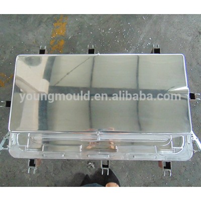 Rotomolding molds big plastic cooler box, cheap storage case molds, insulated box mould